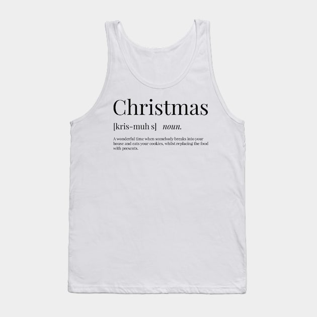 Christmas Definition Tank Top by definingprints